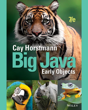 Big Java: Early Objects, 7th Edition