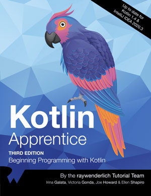 Kotlin Apprentice, 3rd Edition